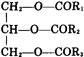 一、動植物油脂、蠟的結構和組成